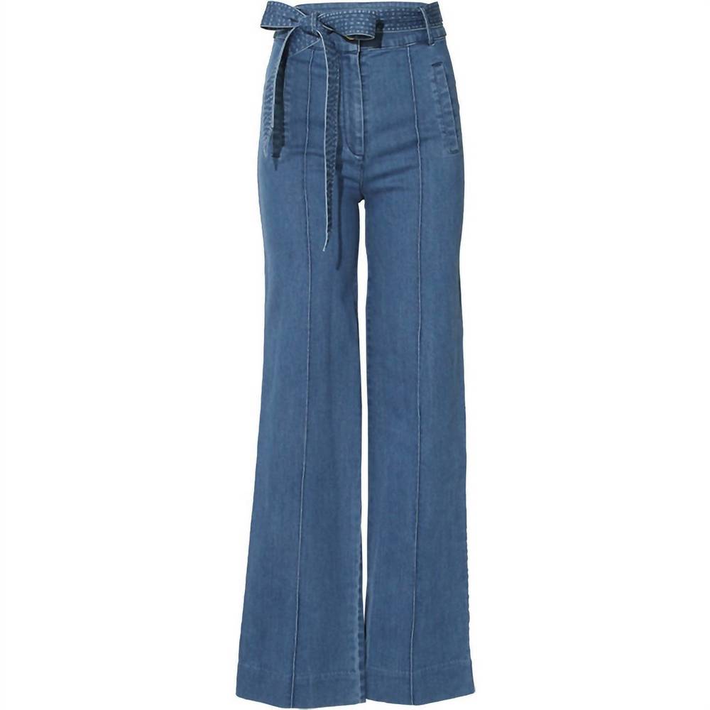 NEW CLEOBELLA luca trouser pants in blue - Picture 2 of 2